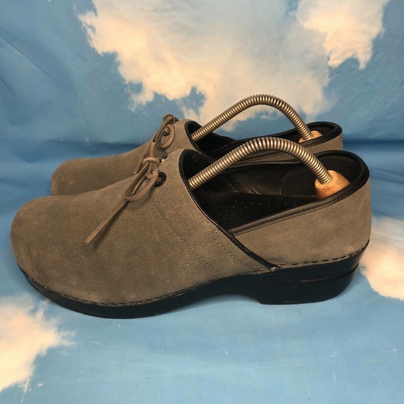 Lands' End Shoes - Land’s End Women’s Nursing Clogs Grayish Brown